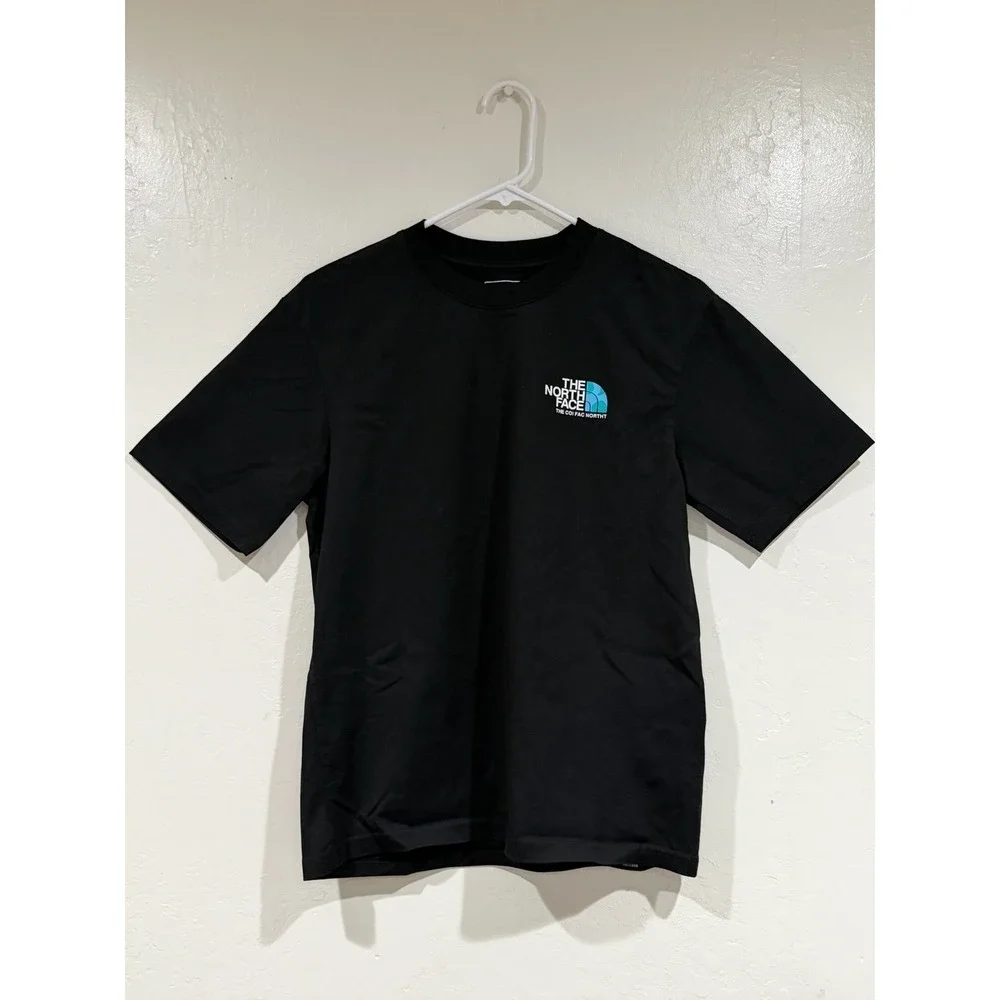 The North Face Black Earth Globe Graphic Cotton Short Sleeve T-Shirt Unisex